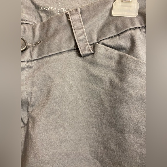 Lee Modern Series Curvy Fit Trousers Women's Size 8M, ShortStretch. Gray - Picture 5 of 10